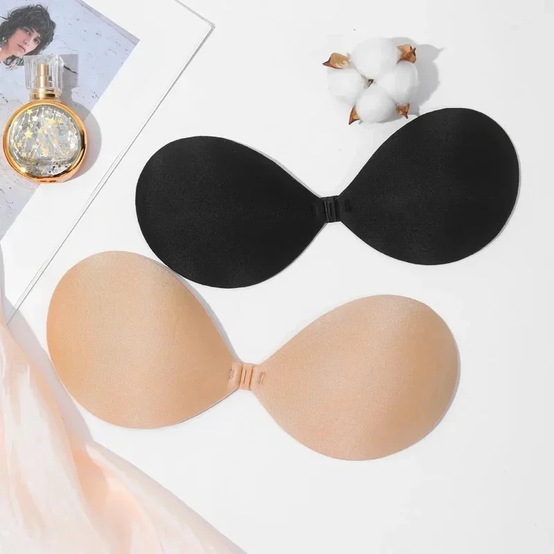 Push Up Bra Silicone - 1/2/4 قطع حمالة صدر نسائية غير