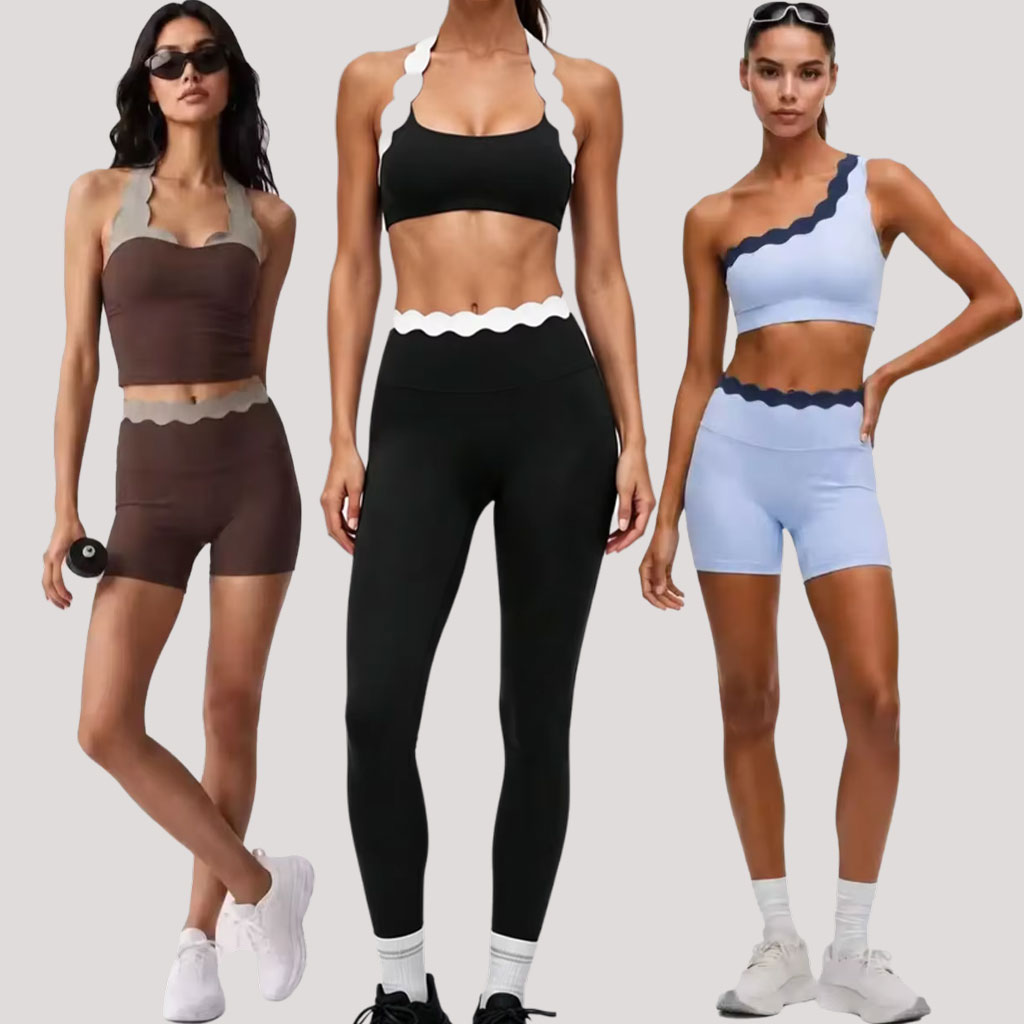 طقم يوغا نسائي من قطعتين: حمال - مراجعة Lace Bralette Set وسعره