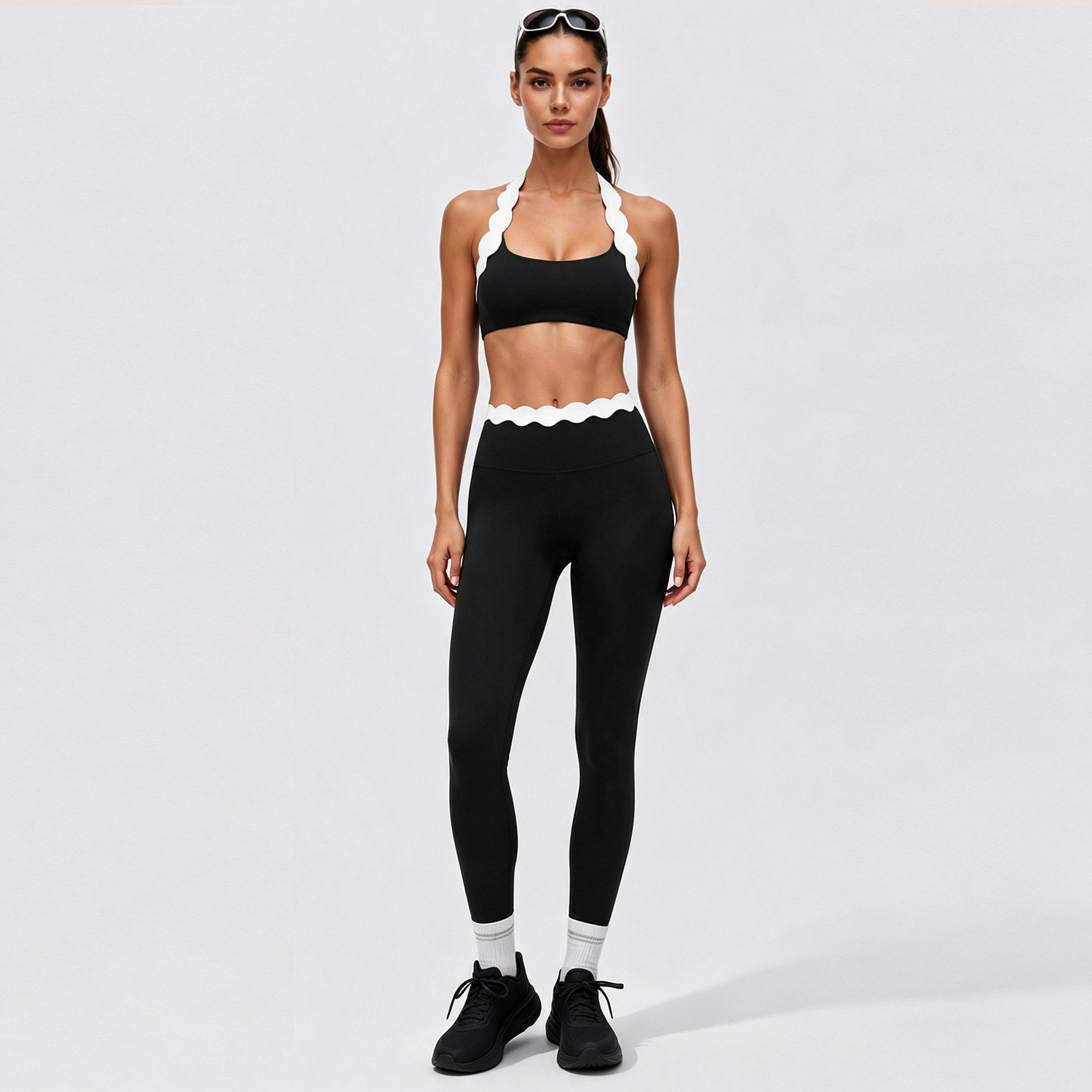 طقم يوغا نسائي من قطعتين: حمال - مراجعة Lace Bralette Set وسعره